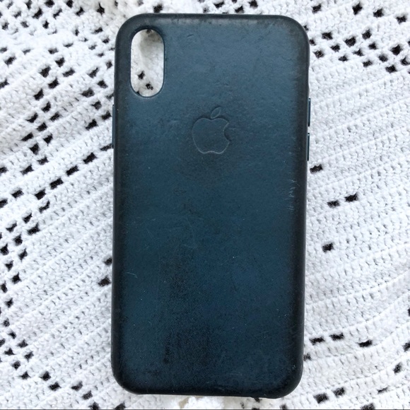 Apple IPhone X genuine leather cell phone case - Picture 3 of 6